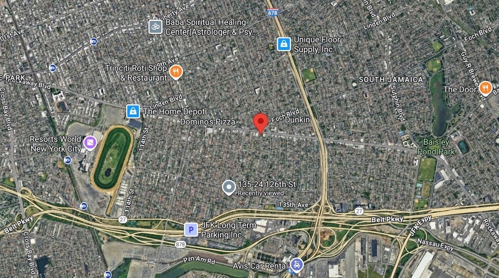 128-06-128-14 Rockaway Blvd, South Ozone Park, NY à vendre - Aérien – Image 3 sur 8