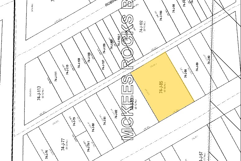 904-914 Island Ave, McKees Rocks, PA à vendre - Plan cadastral – Image 2 sur 5