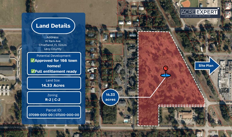 W Park Ave, Chiefland, FL à vendre - Photo principale – Image 1 sur 4