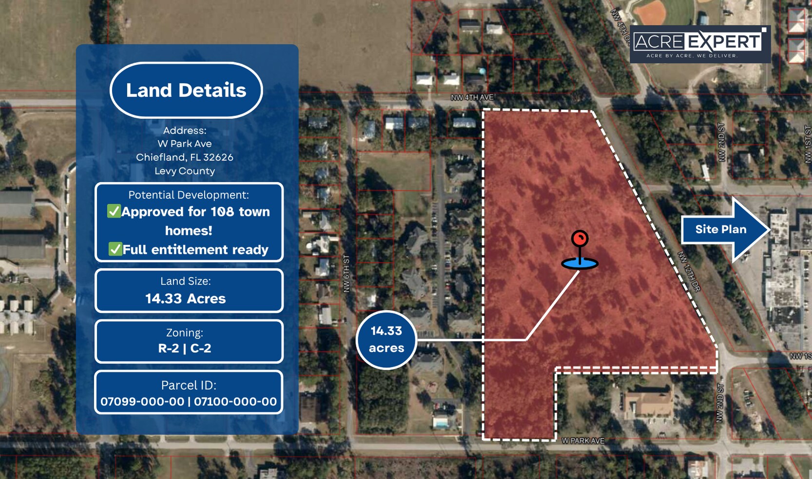 W Park Ave, Chiefland, FL à vendre Photo principale– Image 1 sur 5