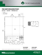 1150 Northmeadow Pky, Roswell, GA à louer Plan d’étage– Image 2 sur 2