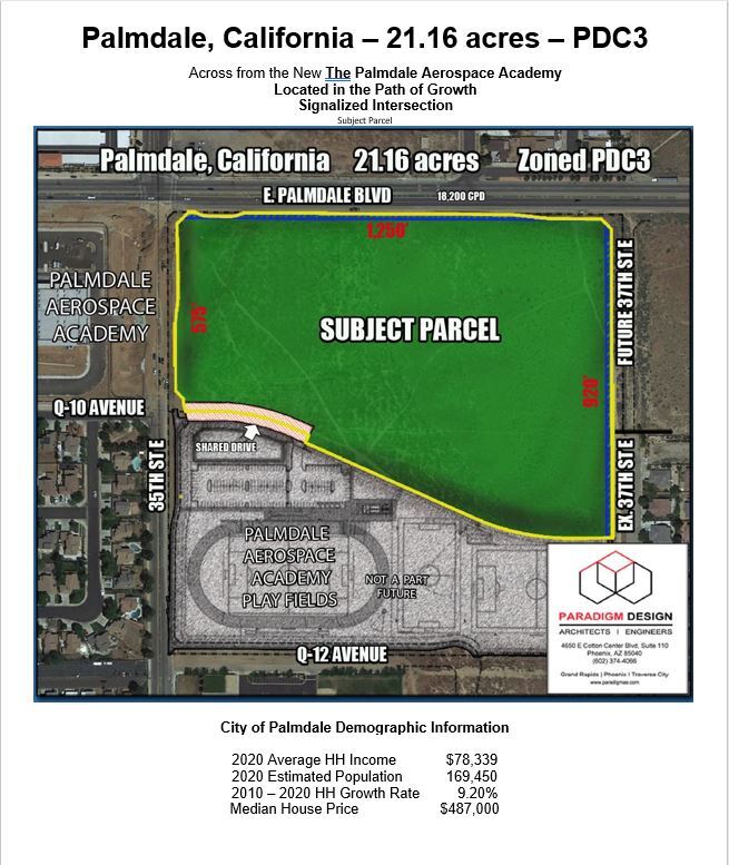 3600 E Palmdale Blvd, Palmdale, CA à vendre Photo principale– Image 1 sur 7