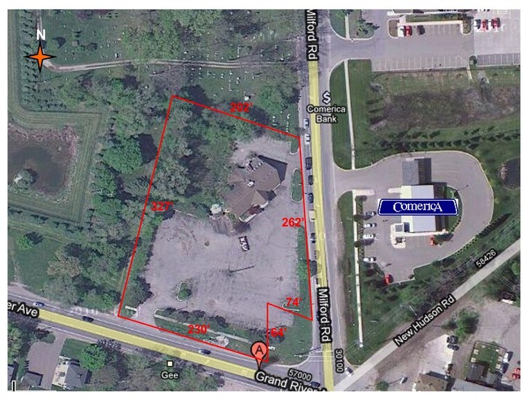 57036 Grand River Ave, New Hudson, MI à louer - Photo principale – Image 1 sur 5