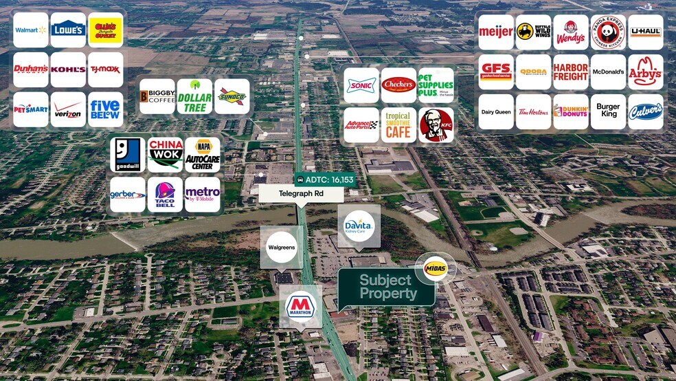 531 S Telegraph Rd, Monroe, MI à vendre - Photo de l’immeuble – Image 2 sur 3