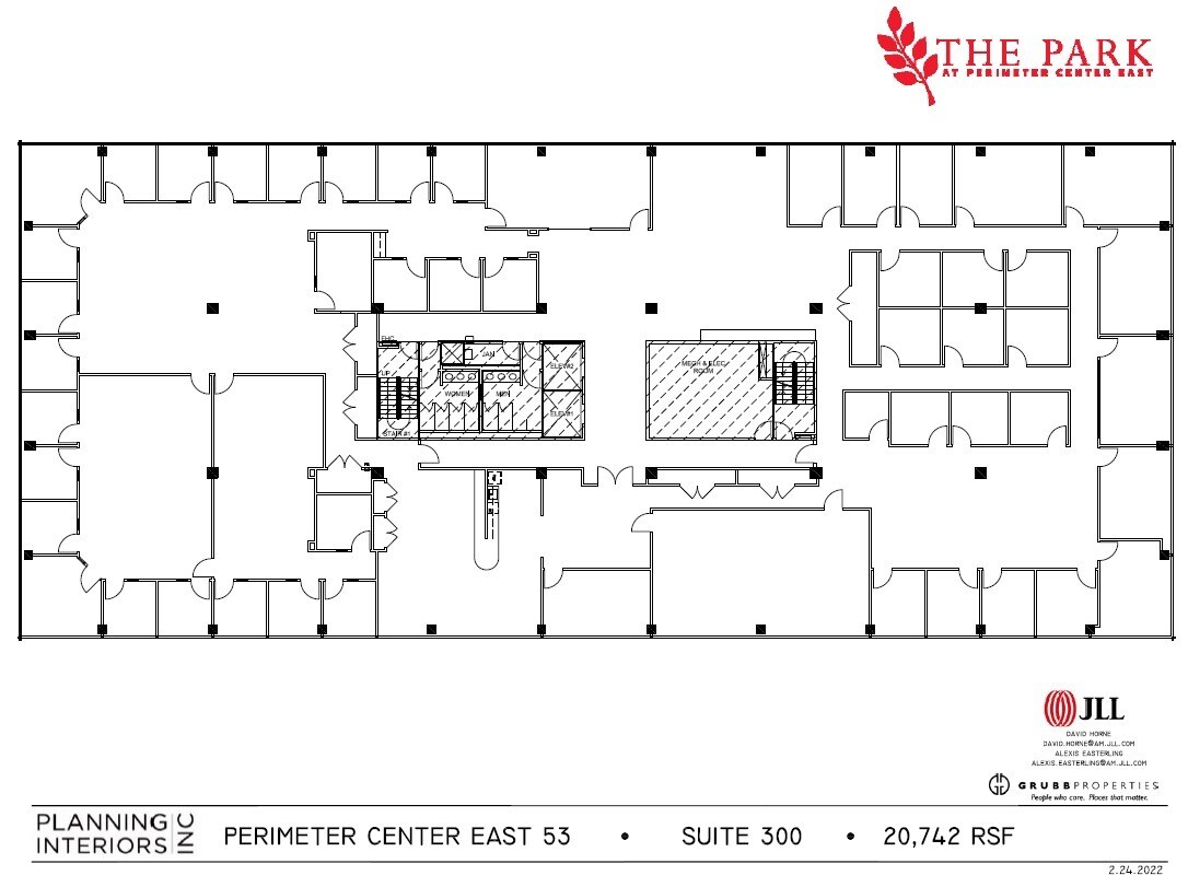 53 Perimeter Ctr E, Atlanta, GA à louer Plan d’étage– Image 1 sur 1