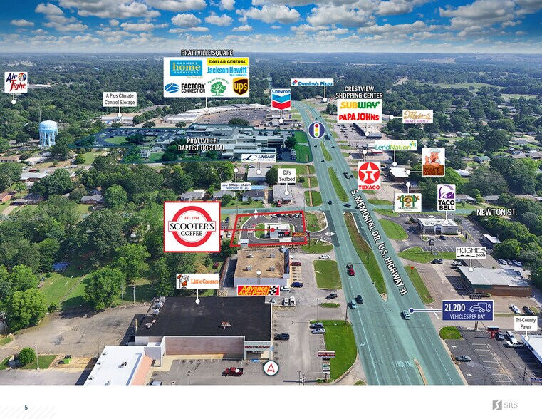 400 S Memorial Dr, Prattville, AL à vendre - Aérien – Image 3 sur 5