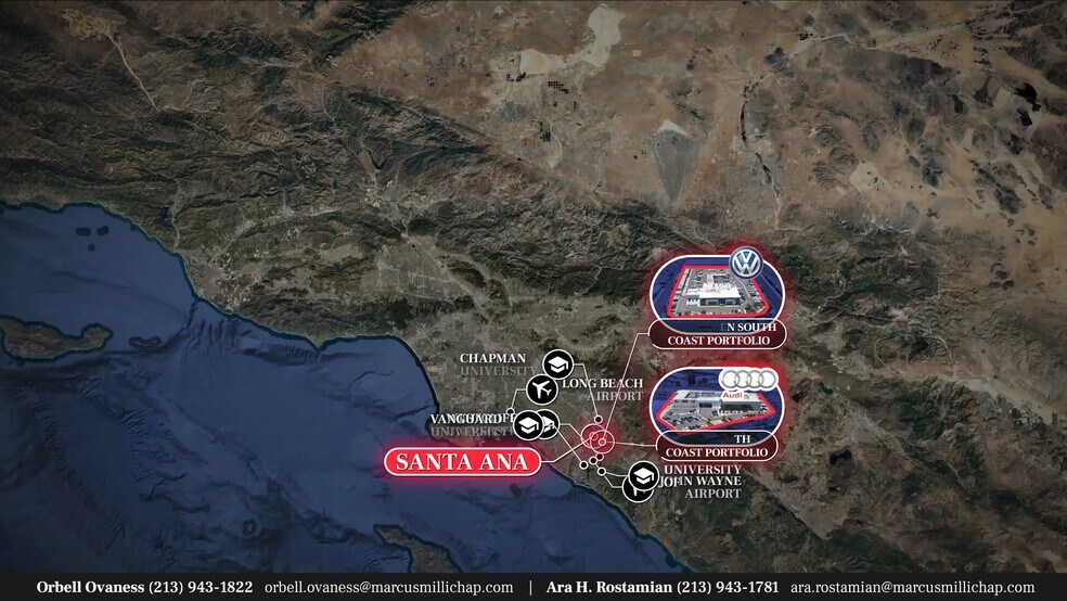 Audi & VW Dealership Portfolio Santa Ana portefeuille de 2 biens à vendre sur LoopNet.fr - Vidéo sur l’annonce professionnelle – Image 2 sur 7