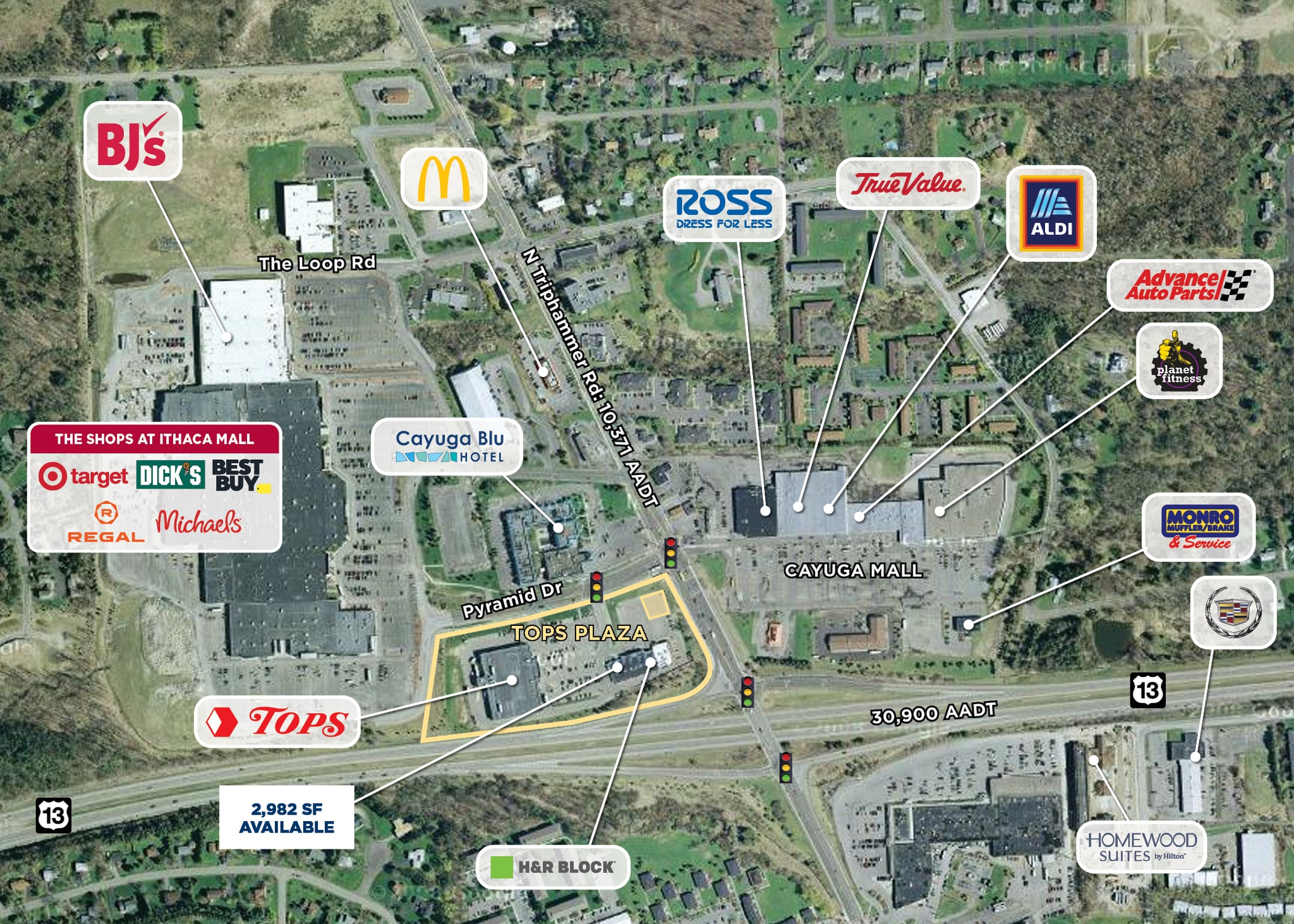 2300 N Triphammer Rd, Ithaca, NY à louer Photo de l’immeuble– Image 1 sur 1