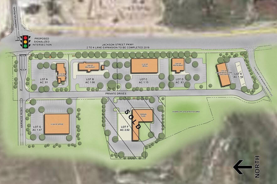 1190 Jackson Creek Pky, Monument, CO à louer - Plan de site – Image 2 sur 7
