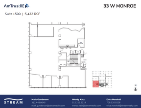 33 W Monroe St, Chicago, IL à louer Plan d’étage– Image 1 sur 1