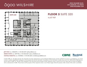 5900 Wilshire Blvd, Los Angeles, CA à louer Plan d’étage– Image 1 sur 1