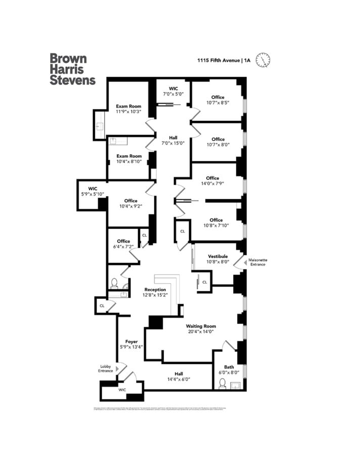 1115 Fifth Ave, New York, NY 10128 - Lot 1A -  - Plan d’étage - Image 1 of 7