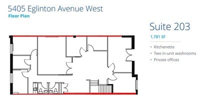 5397 Eglinton Ave W, Toronto, ON à louer Plan d’étage– Image 1 sur 1