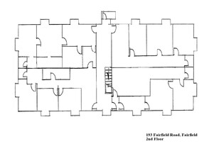 193 Fairfield Rd, Fairfield, NJ à louer Plan d’étage– Image 1 sur 2