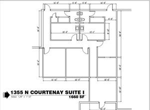 1351 N Courtenay Pky, Merritt Island, FL à louer Plan d’étage– Image 1 sur 1