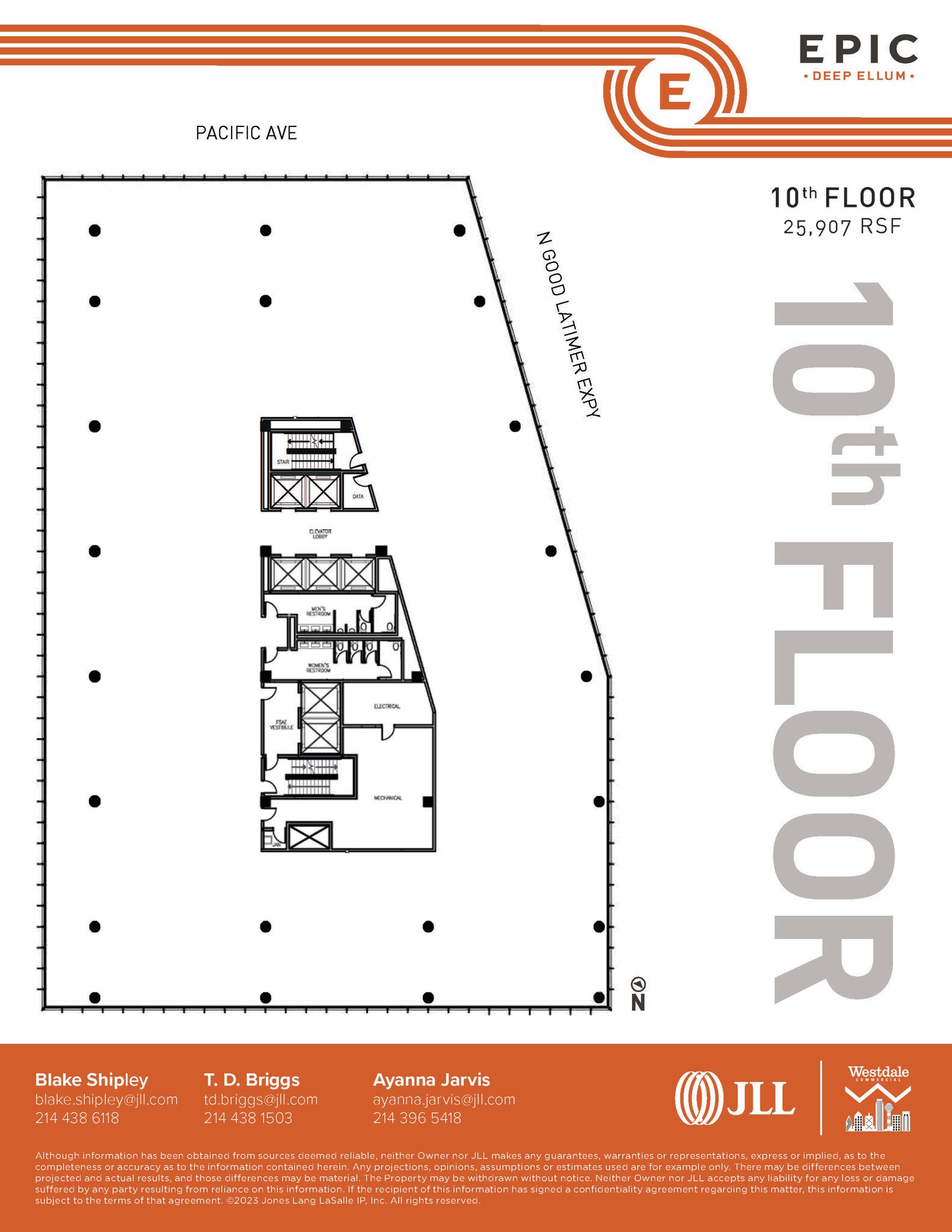2550 Pacific Ave, Dallas, TX à louer Plan d’étage– Image 1 sur 1