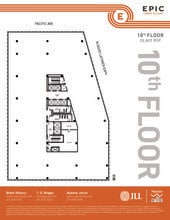 2550 Pacific Ave, Dallas, TX à louer Plan d’étage– Image 1 sur 1