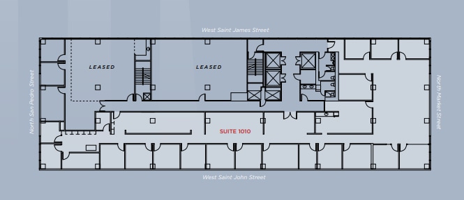 111 W Saint John St, San Jose, CA à louer Plan d’étage– Image 1 sur 1