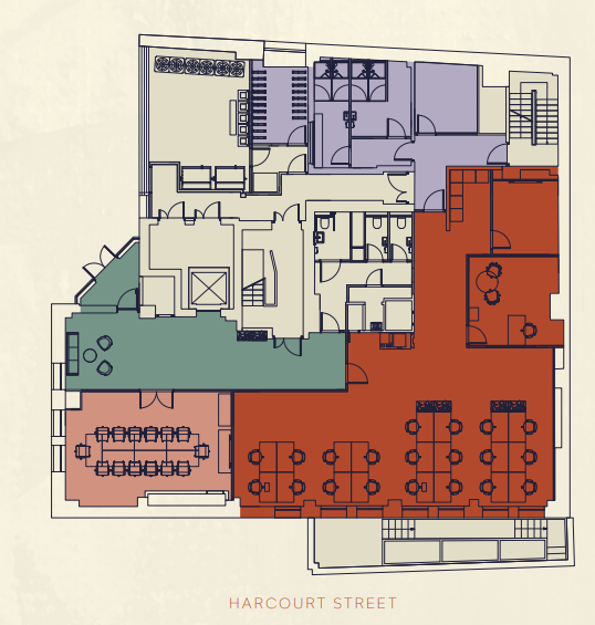 12-14 Harcourt St, Londres à vendre Plan d’étage– Image 1 sur 1