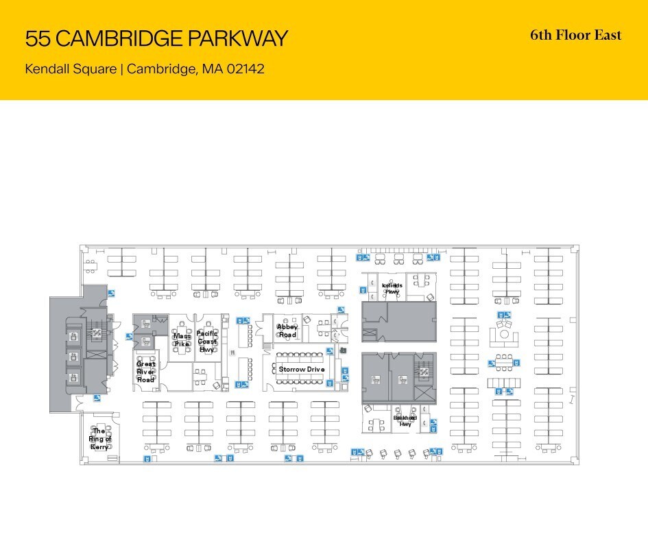55 Cambridge Pky, Cambridge, MA à louer Plan d’étage– Image 1 sur 1