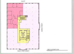 131 W 2nd St, Davenport, IA à louer Plan d’étage– Image 1 sur 1