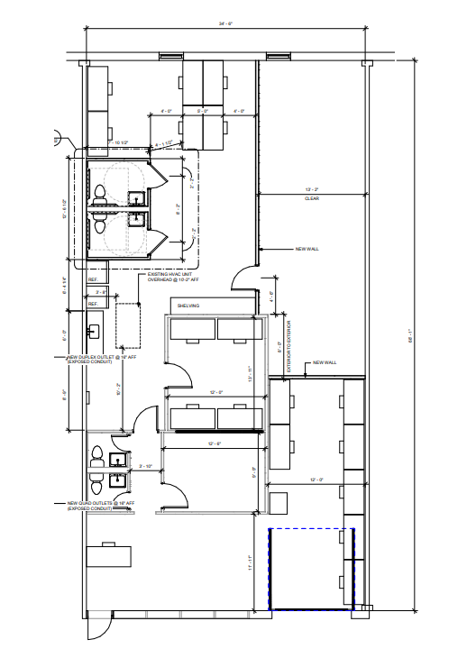 2202-2210 Hawkins St, Charlotte, NC à louer Plan d’étage– Image 1 sur 1