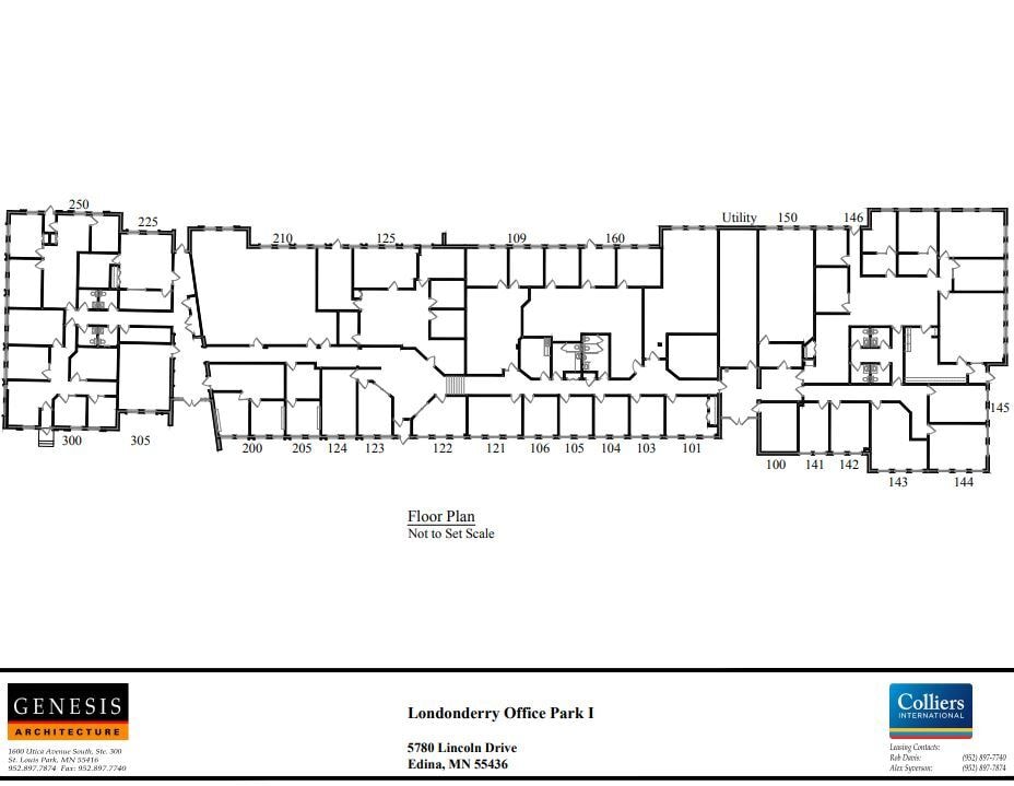 5780-5794 Lincoln Dr, Edina, MN à louer Plan d’étage– Image 1 sur 1