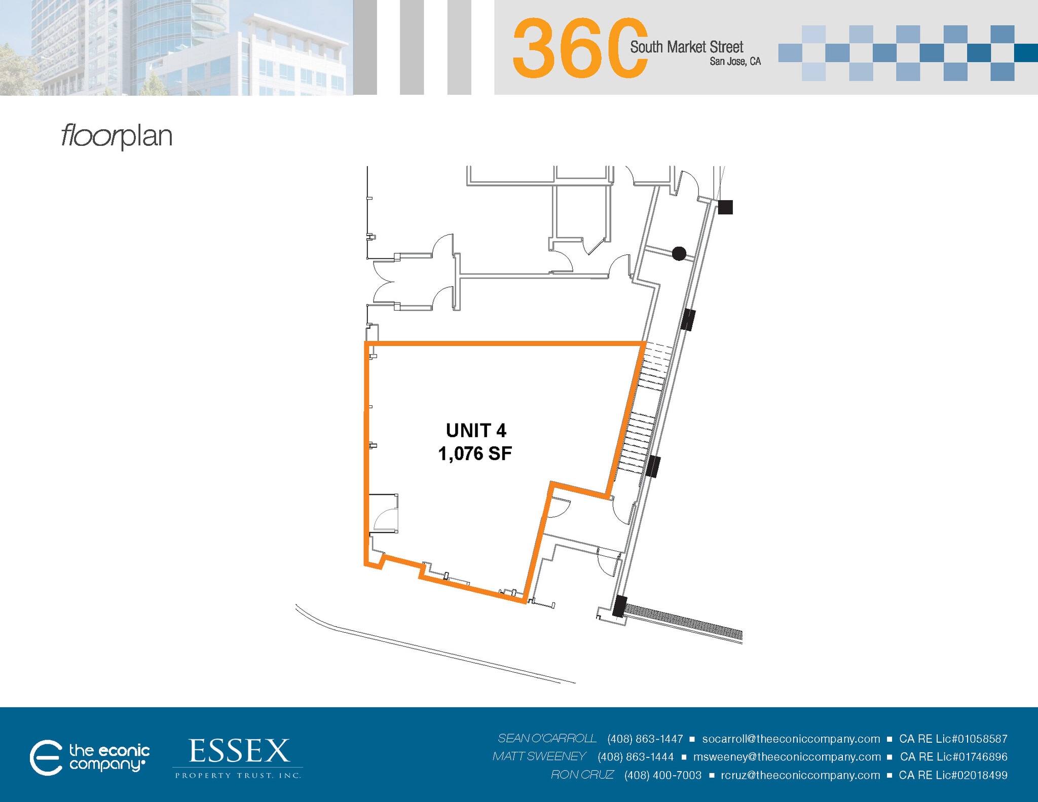 350 S Market St, San Jose, CA à louer Plan d’étage– Image 1 sur 1