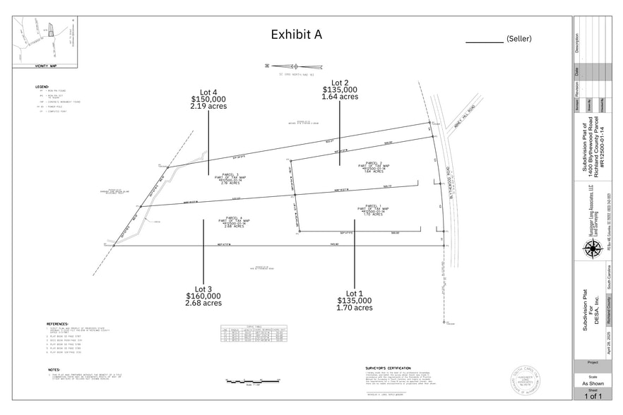1400 Blythewood Road, Blythewood, SC à vendre - Plan de site – Image 2 sur 3
