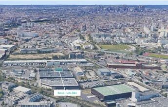 Gennevilliers, HDS - Vue aérienne vue de carte