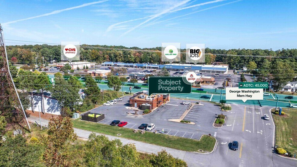 4321 George Washington Mem Hwy, Yorktown, VA à vendre - Photo de l’immeuble – Image 2 sur 3