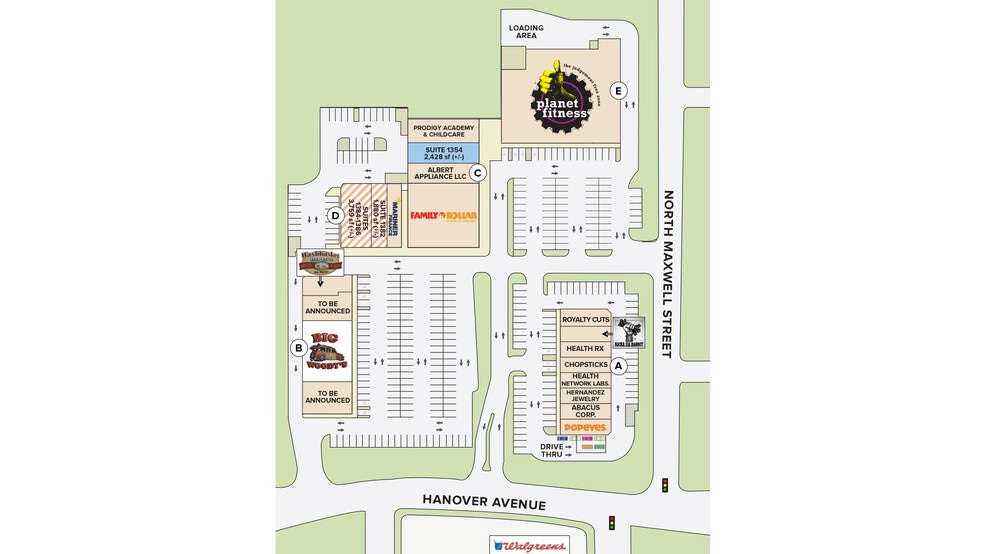 1300-1320 Hanover Ave, Allentown, PA à louer - Plan de site – Image 2 sur 12