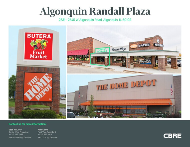 2531-2545 Algonquin Rd, Algonquin, IL à louer - Photo principale – Image 1 sur 11