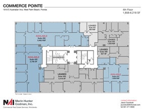 1818 S Australian Ave, West Palm Beach, FL à louer Plan d’étage– Image 2 sur 6