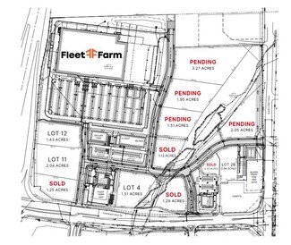 Plus de détails pour Lot 4 Edgewood Town Centre NE, Cedar Rapids, IA - Terrain à vendre