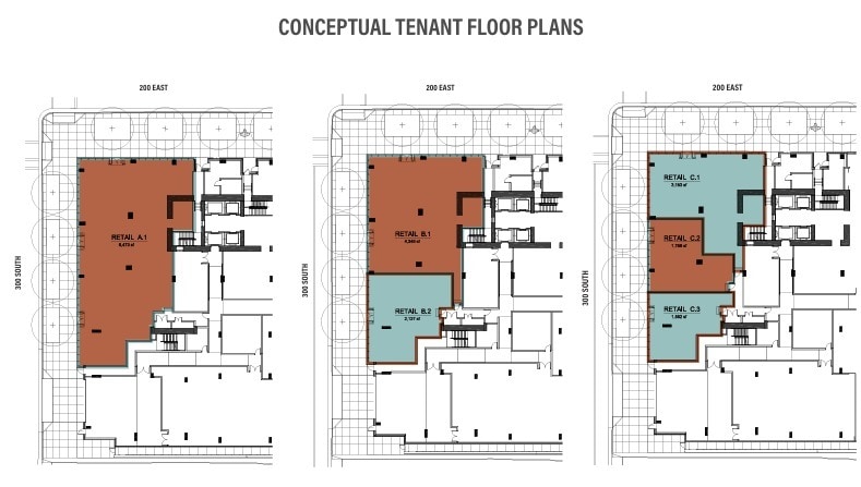 275 S 200 E, Salt Lake City, UT à louer Plan d’étage– Image 1 sur 1