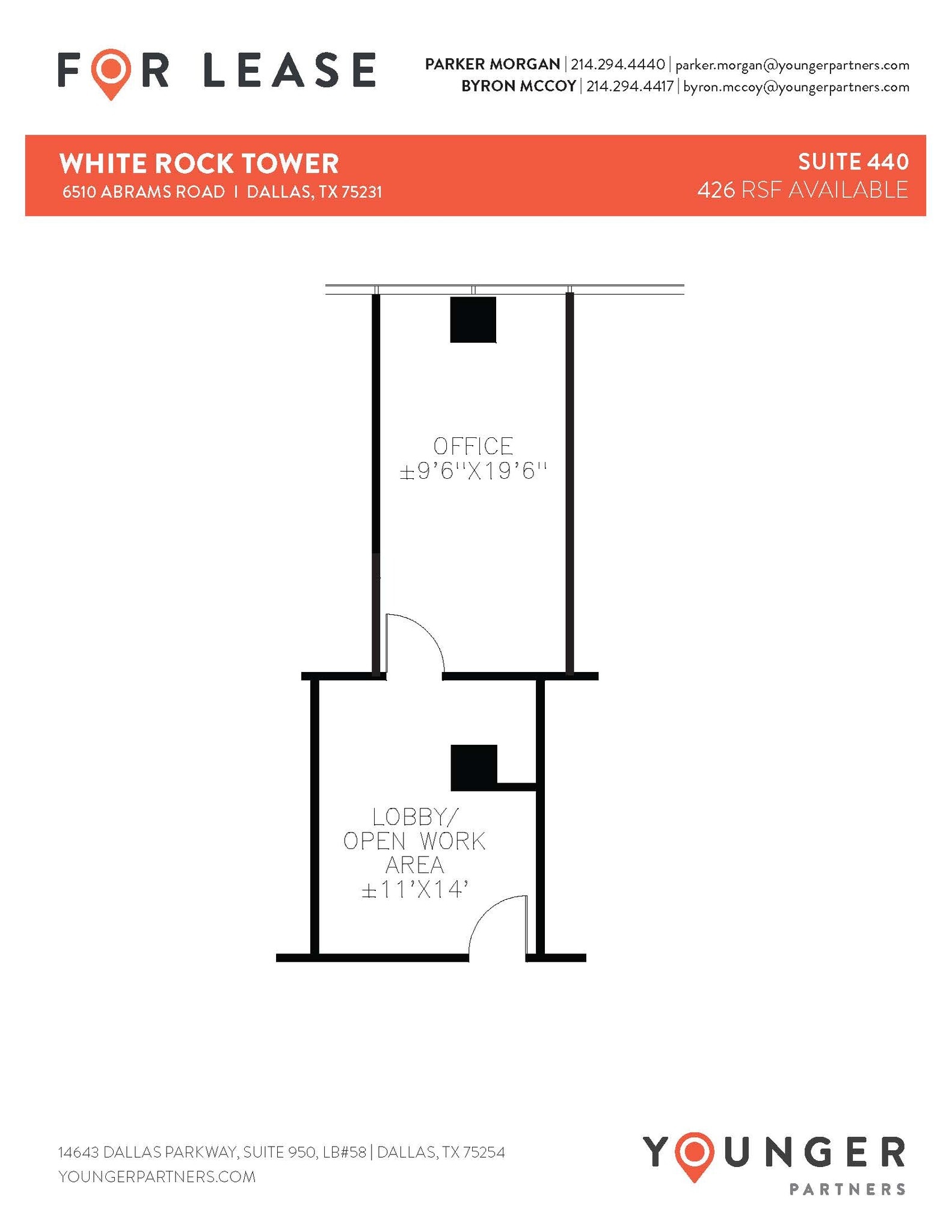 6510 Abrams Rd, Dallas, TX à louer Plan d’étage– Image 1 sur 1
