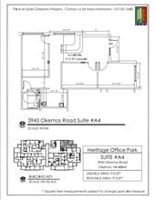 3945 Okemos Rd, Okemos, MI à louer Plan d’étage– Image 1 sur 1