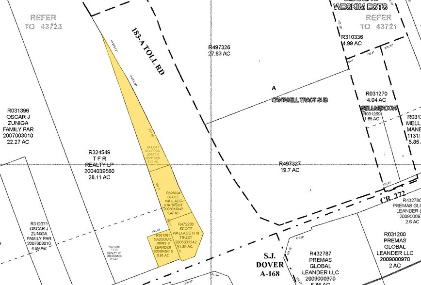 NWC Highway 183A & E Crystal Falls Pky, Leander, TX à vendre - Plan cadastral – Image 2 sur 2