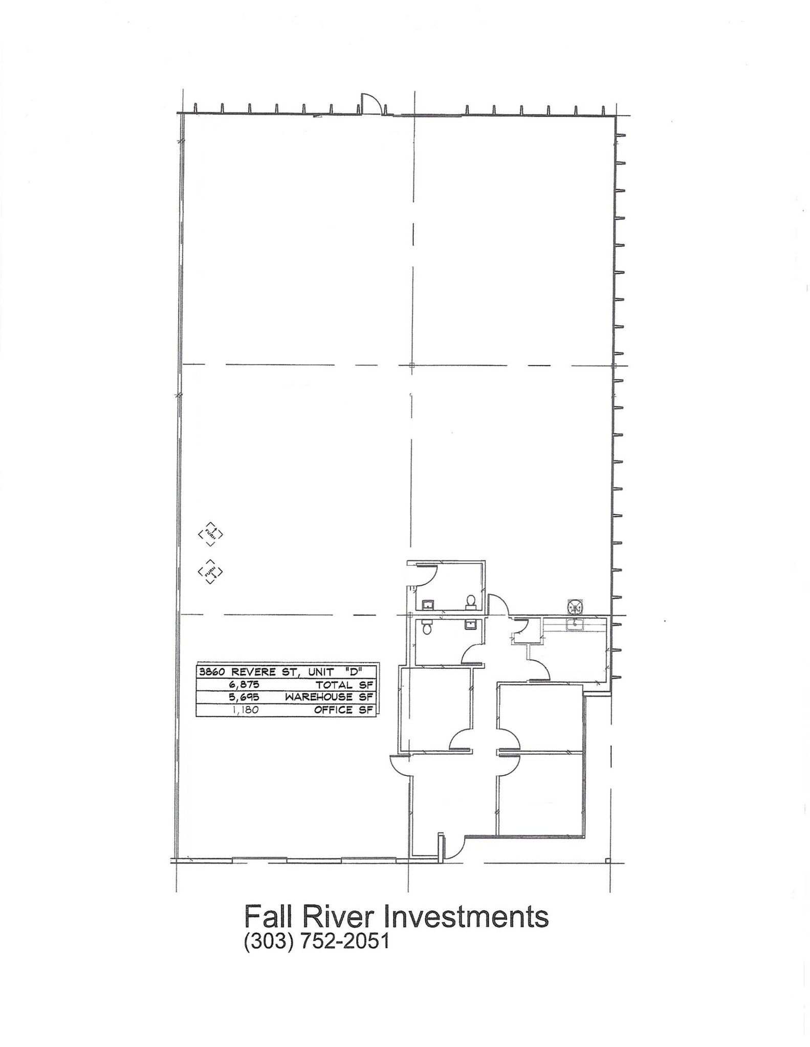 3800 Revere St, Denver, CO à louer Plan de site– Image 1 sur 1