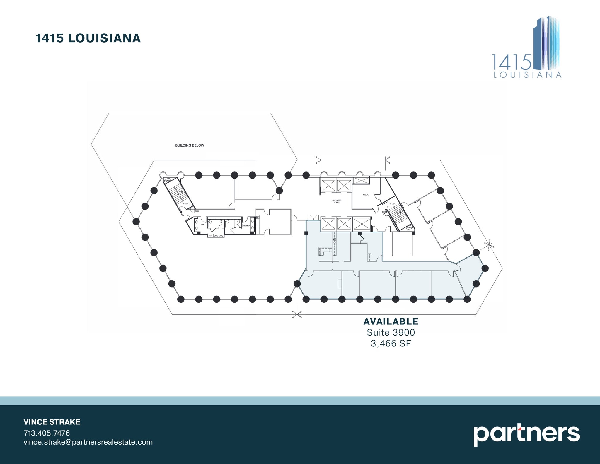 1415 Louisiana St, Houston, TX à louer Plan de site– Image 1 sur 1
