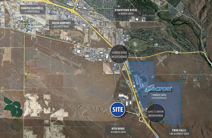 TBD Eisenman Rd, Boise, ID à vendre - Aérien – Image 3 sur 3