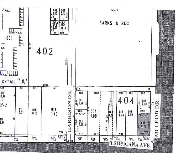 2980 E Tropicana Ave, Las Vegas, NV à vendre - Plan cadastral – Image 2 sur 4