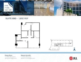 3470 NW 82nd Ave, Doral, FL à louer Plan d’étage– Image 1 sur 2