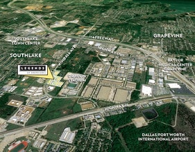 2300 Dean Way, Southlake, TX - VUE AÉRIENNE  vue de carte