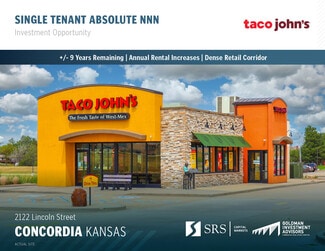 Plus de détails pour 2122 Lincoln St, Concordia, KS - Local commercial à vendre