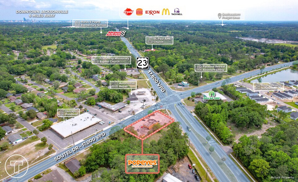 5581 Soutel Dr, Jacksonville, FL à vendre - Photo de l’immeuble – Image 3 sur 6