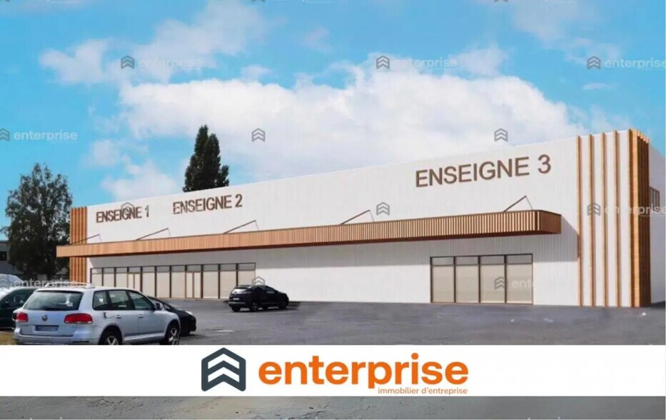 Local commercial dans Compiègne à louer - Photo de l’immeuble – Image 1 sur 2