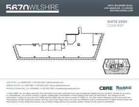 5670 Wilshire Blvd, Los Angeles, CA à louer Plan d’étage– Image 1 sur 1