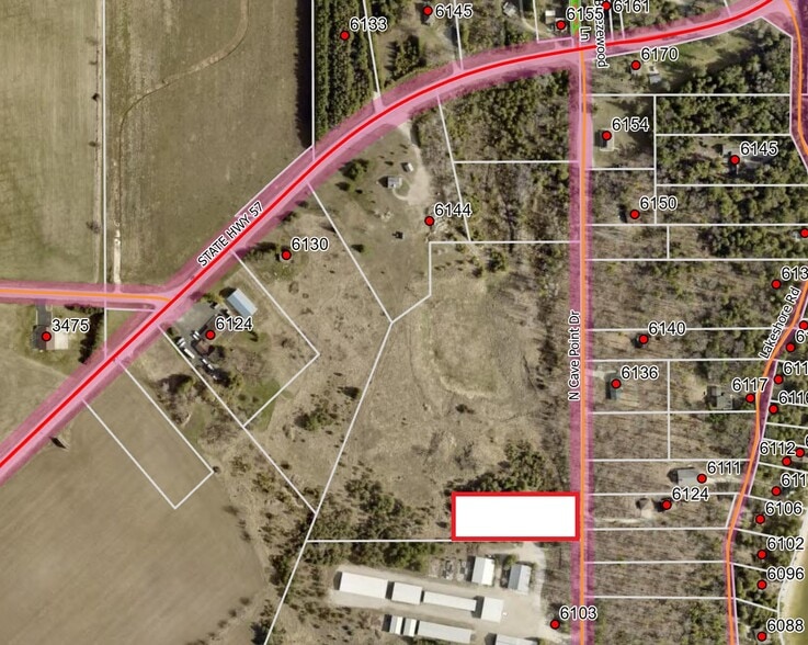 TBD Cave Point Drive, Jacksonport, WI à vendre - Aérien – Image 2 sur 3